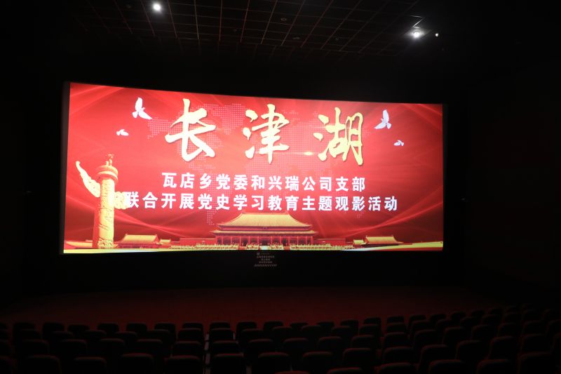 瓦店鄉(xiāng)黨委和公司支部聯(lián)合開展《長(zhǎng)津湖》觀影活動(dòng)